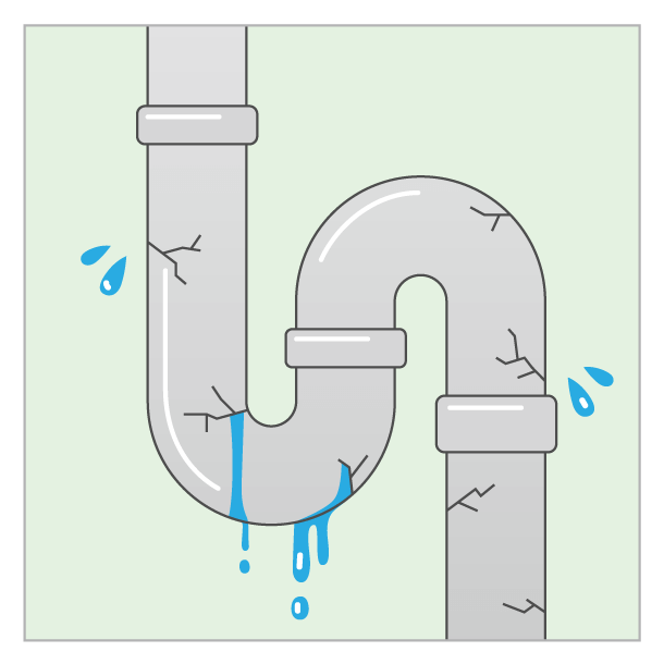 排水管・排水口の破損