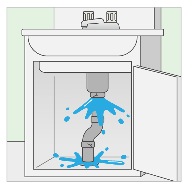 排水管の水漏れ